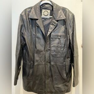 M. Julian Vintage Black Leather Jacket